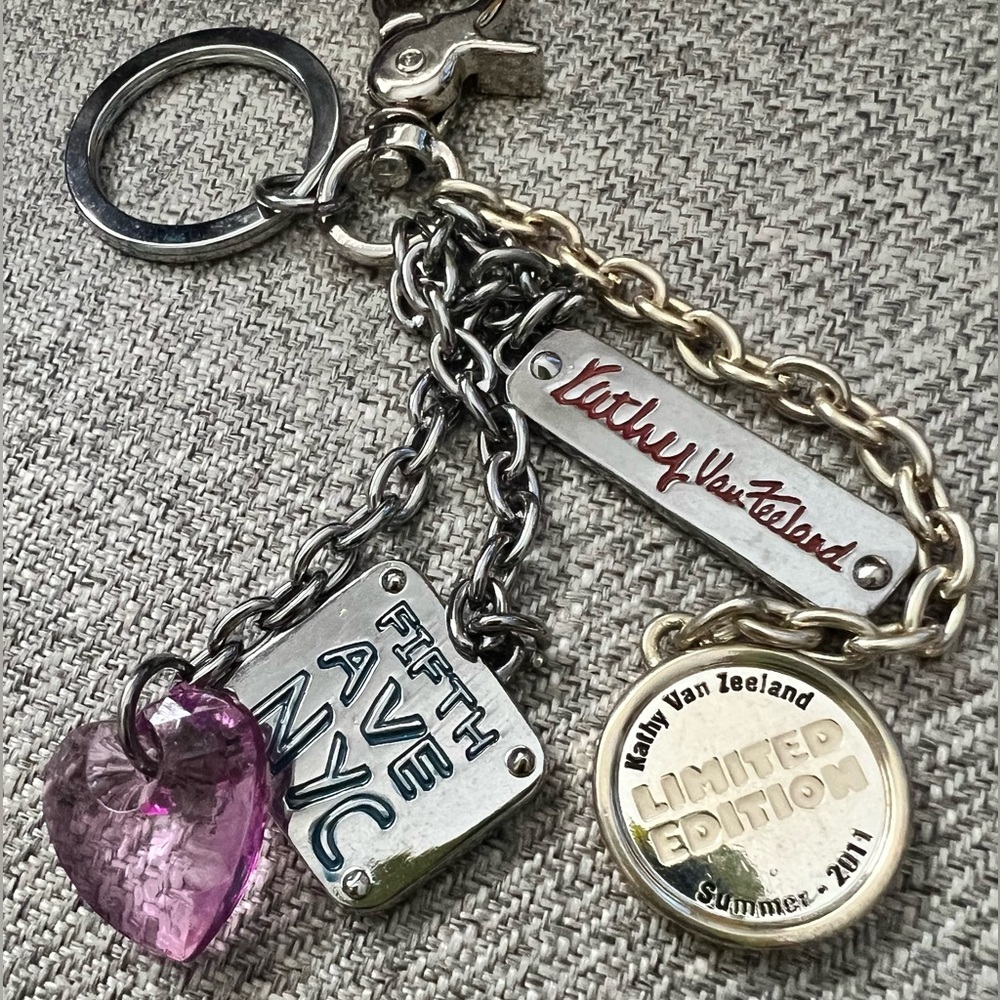 Kathy Van Zeeland Limited Edition, Bag Charm Key Chain.
